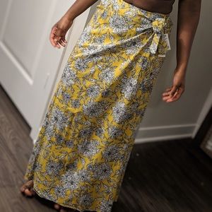Floral Wrap Skirt